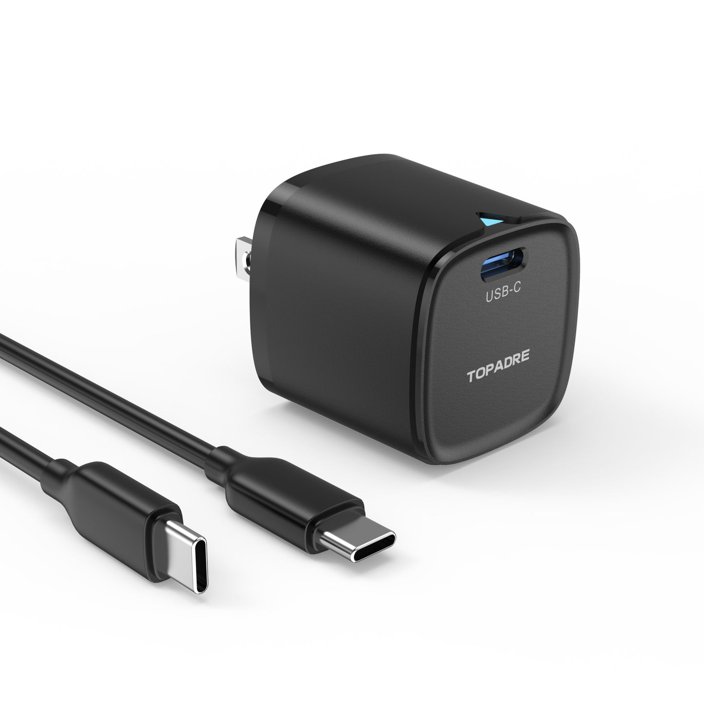 30W USB-C fast charger, PD3.1 fast charging, suitable for iPhone 16/15/14 Pro Max, iPad, Samsung