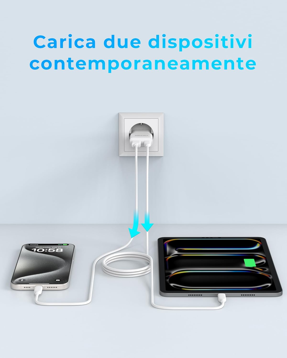 TOPADRE 20W USB C Ladegerät,2er-Pack Usb C Netzteil Adapter Mehrfach für i-Phone 16/16 Pro/16 Pro Max/16 Plus/15 14 13 12 11 Pro Max X XS,Schnellladegerät Handy Stecker Charger Ladestecker Ladeadapter