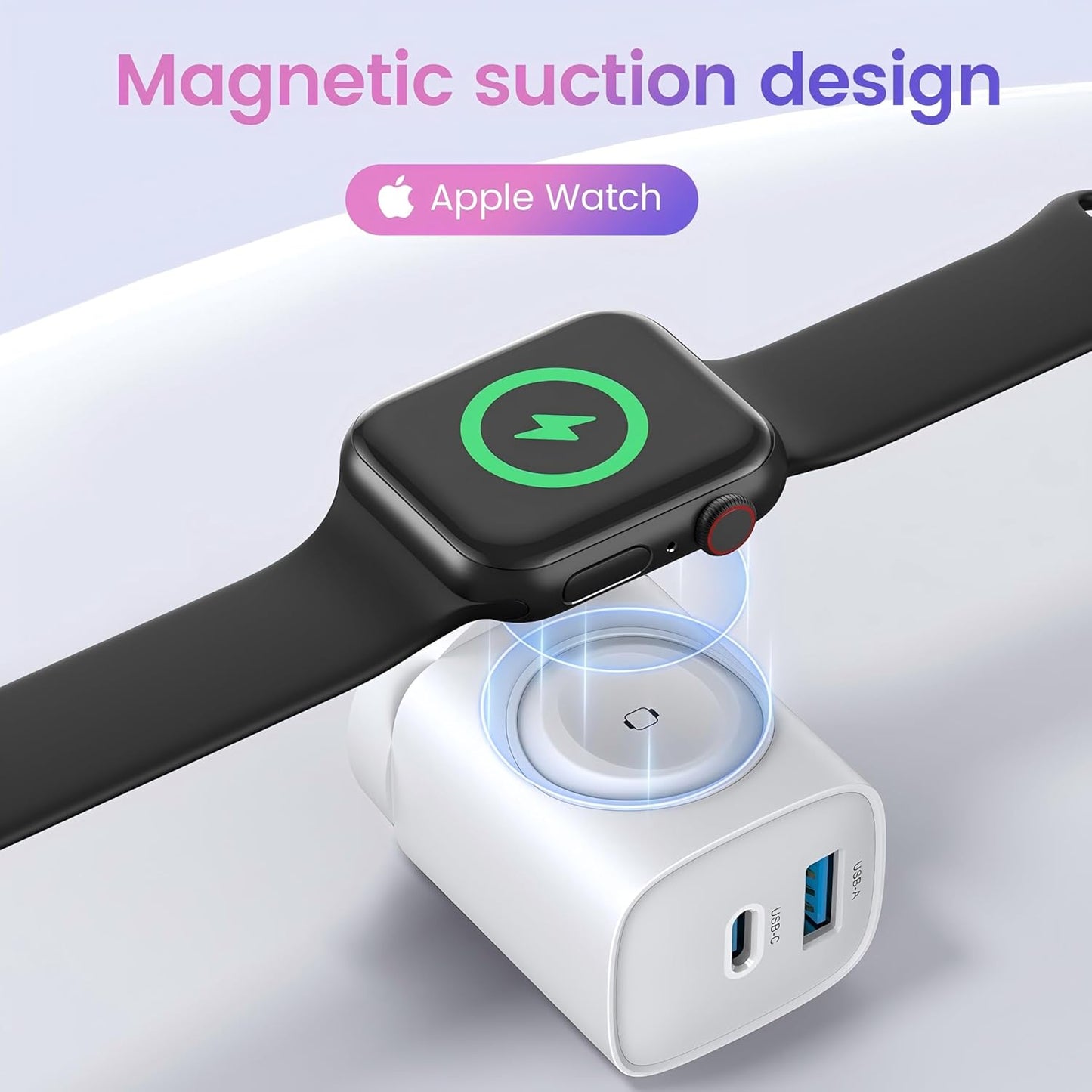 for Apple Watch Charger with 20W USB C Charger, 3 in 1 PD Fast Charging Wall iPhone Charger for iWatch Charger Ultra/10/9/8/7/6/SE, iPhone 16/15/15/14 Pro Max, iPad Pro/Air
