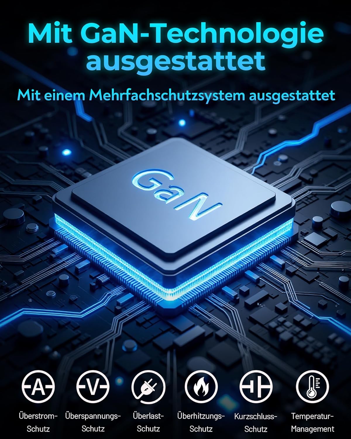 Einziehbares 35W ladegerät mit 65CM Kabeln, 3 Port GaN USB C Ladegerät,35W USBC Netzteil mit Schnellladekabel für iPhone 16/15/14/13/12 Serie, für iPad Air, Tablet, Galaxy S-A Serie und mehr, Weiß